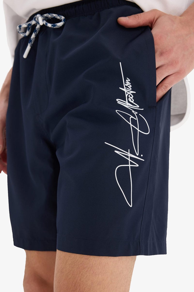 DeFacto Blue Man Regular Fit Short Swim Shorts Casual - Image 3